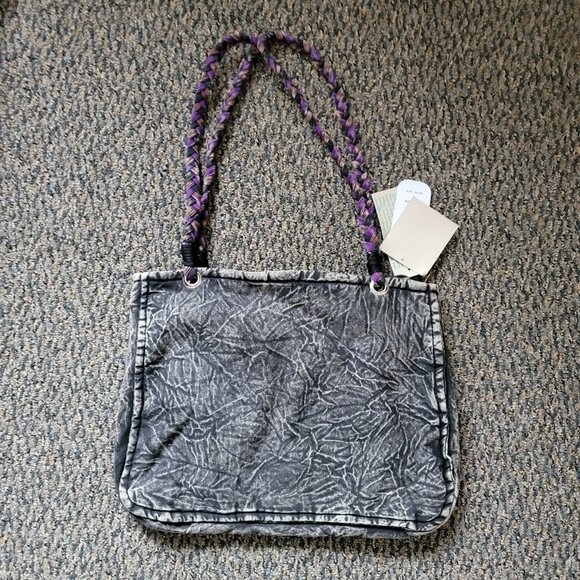 Boho Chic NWT Unique Ark Imports Patchwork Bag - Picture 2 of 14